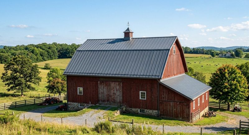 Barn Roof Replacement in Garrett County, MD