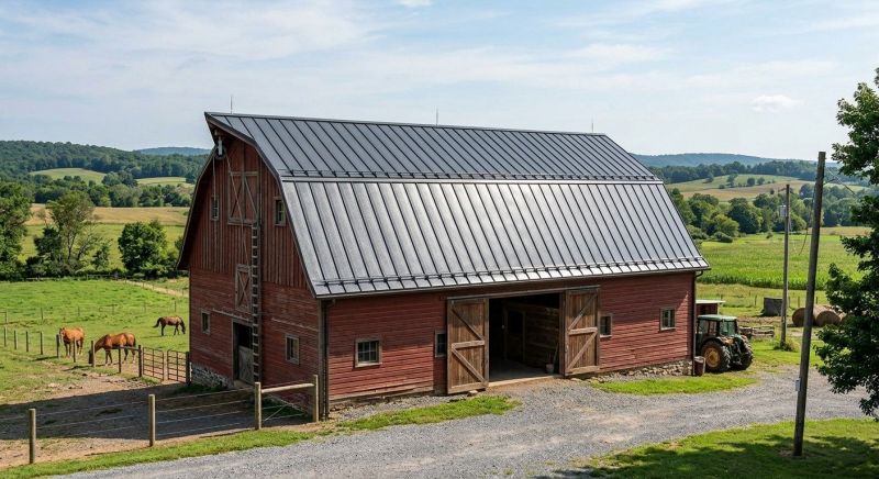 Barn Roof Replacement in New Creek, WV