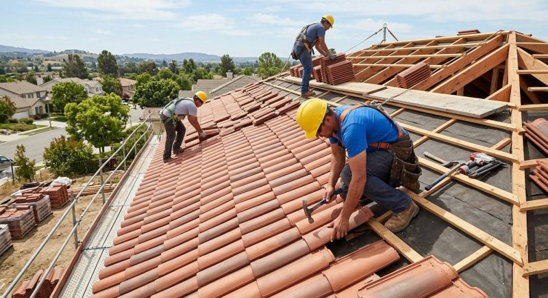Barrel Tile Roof Installation in Garrett County, MD