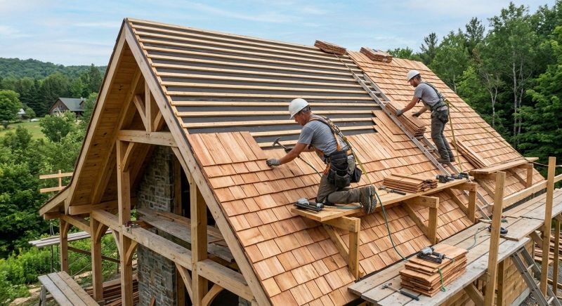Cedar Roof Construction in Garrett County, MD