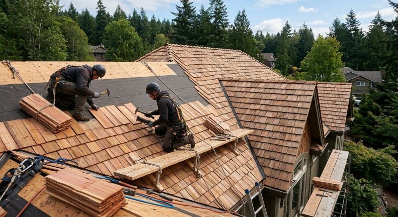 Cedar Roof Installation in Accident, MD