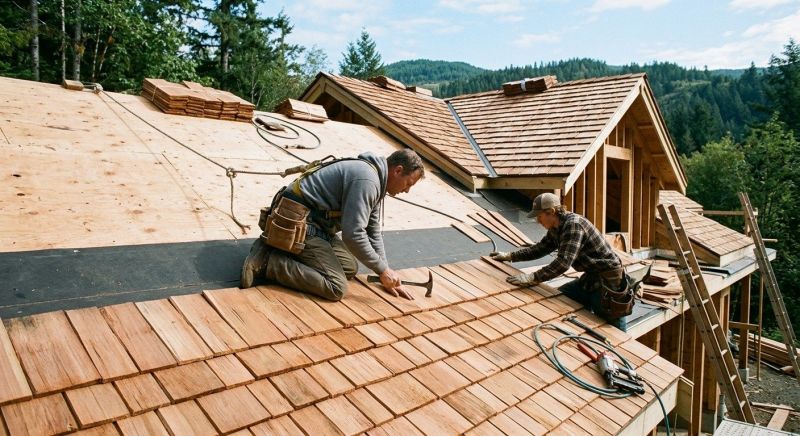 Cedar Roof Installation in Kingwood, WV