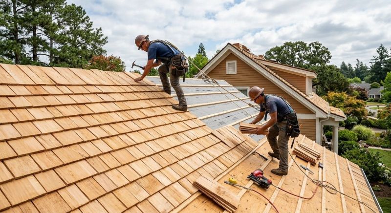 Cedar Roof Installation in Oakland, MD