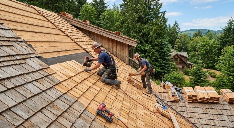 Cedar Roof Installation in Swanton, MD