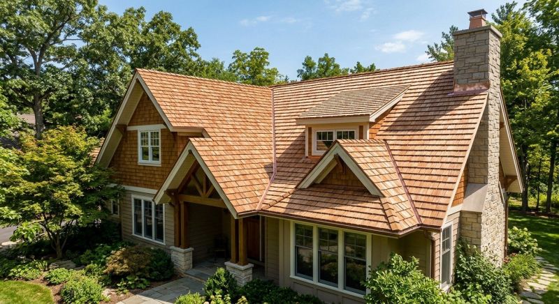 Cedar Shake Roof Construction in Garrett County, MD