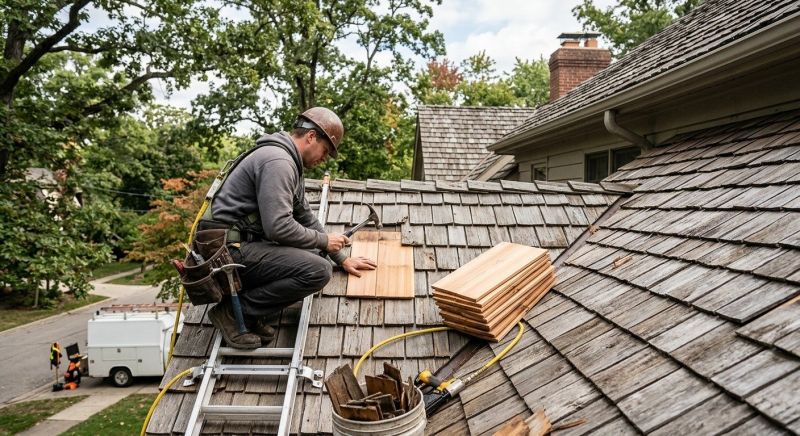 Cedar Shake Roof Repair in Swanton, MD