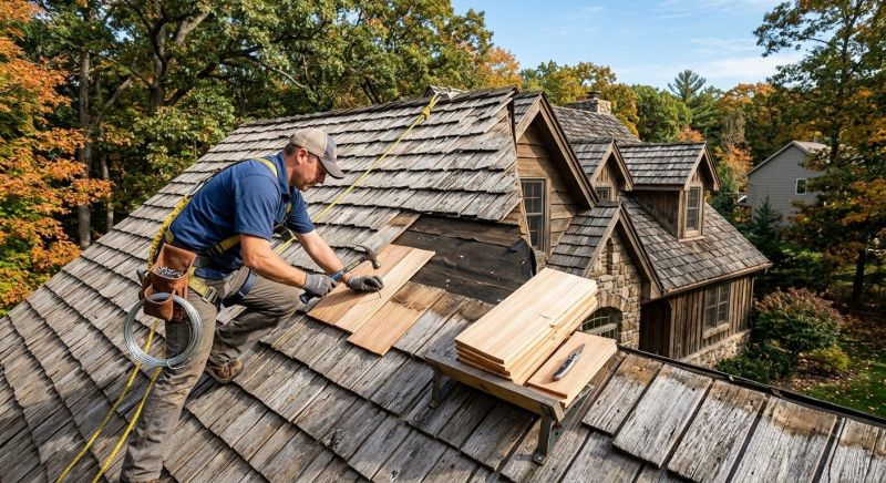 Cedar Shingles Repair in Oakland, MD