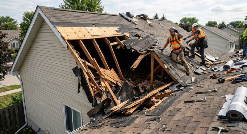 Collapsing Roof Repair in Garrett County, MD