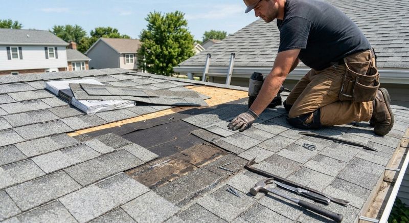 Composite Roof Repair in Garrett County, MD