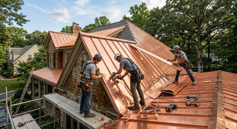 Copper Roof Installation in Garrett County, MD