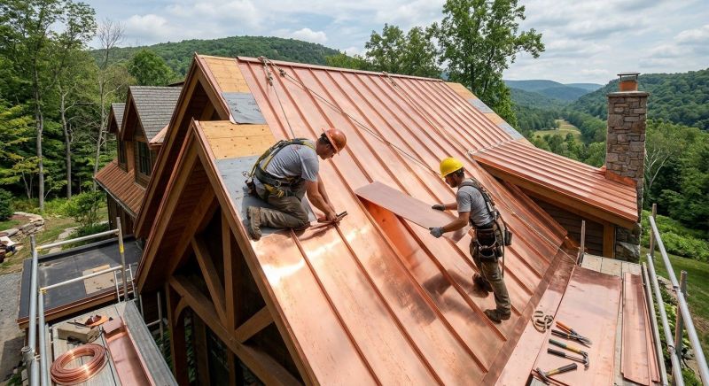 Copper Roof Installation in Garrett County, MD