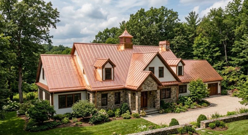 Copper Roof Replacement in Garrett County, MD