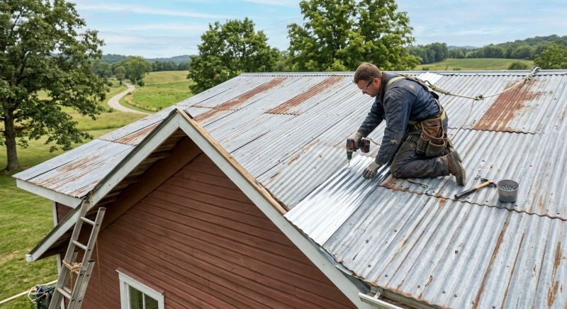 Corrugated Roof Repair in Preston County, WV