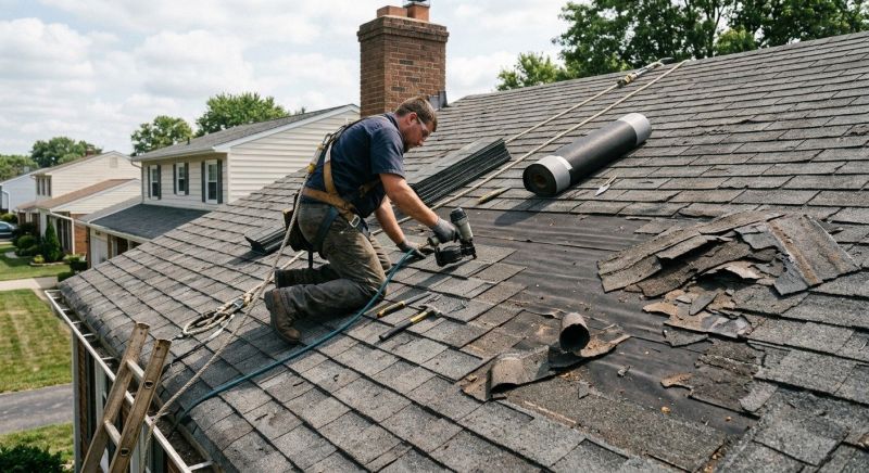 Damaged Roof Repair in Friendsville, MD