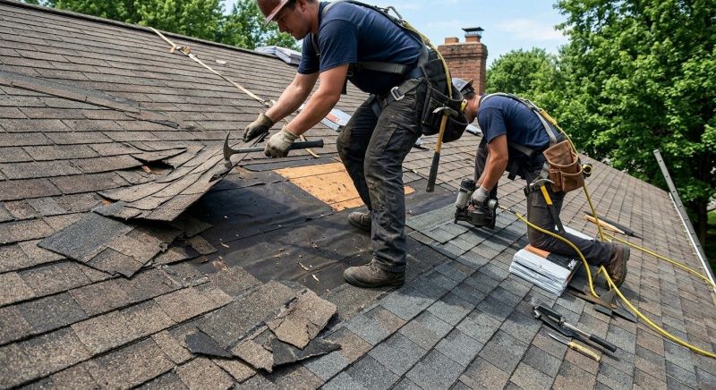 Damaged Roof Repair in Friendsville, MD