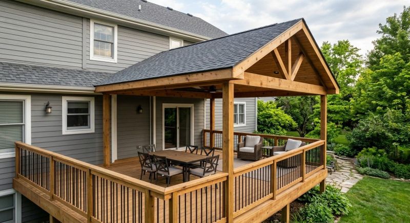 Deck Roof Construction in Garrett County, MD