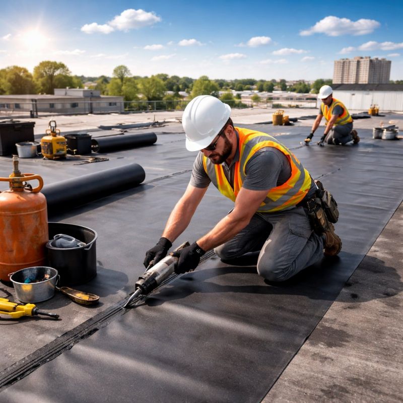Epdm Roof Installation in Garrett County, MD
