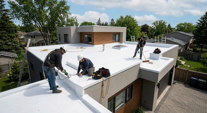 Flat Roof Installation in Swanton, MD