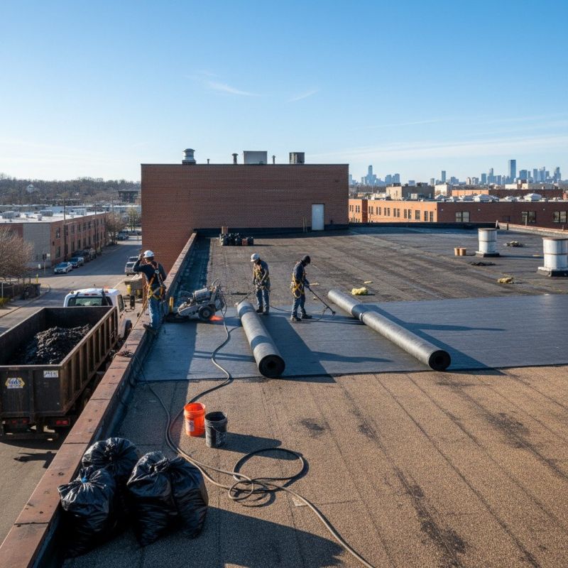 Flat Roof Replacement in Swanton, MD