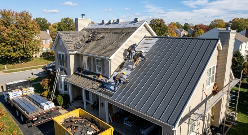 Metal Roof Replacement in Accident, MD