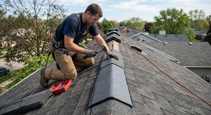 Ridge Cap Repair in Garrett County, MD