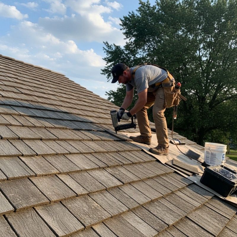 Shake Shingle Repair in Oakland, MD