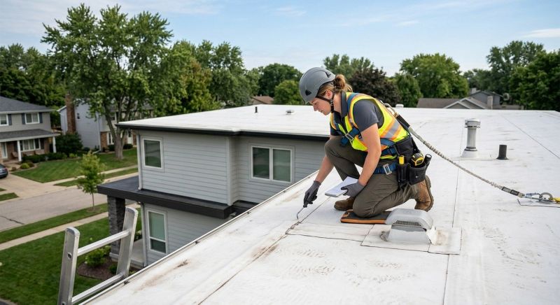 Single Ply Roof Inspection in Garrett County, MD