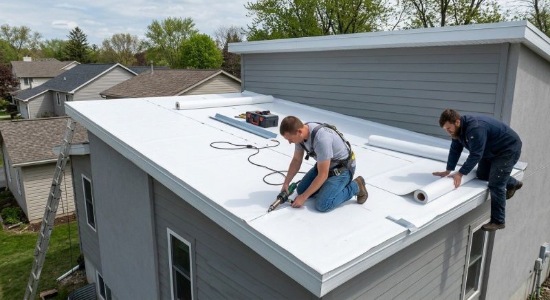 Single Ply Roof Installation in New Creek, WV
