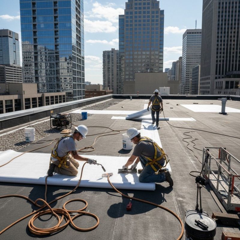 Single Ply Roof Repair in Oakland, MD