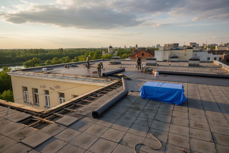 Single Ply Roof Replacement in Friendsville, MD