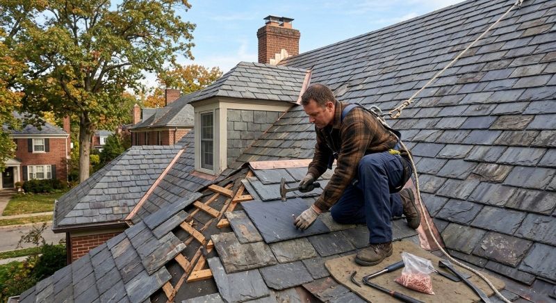 Slate Roof Repair in Friendsville, MD