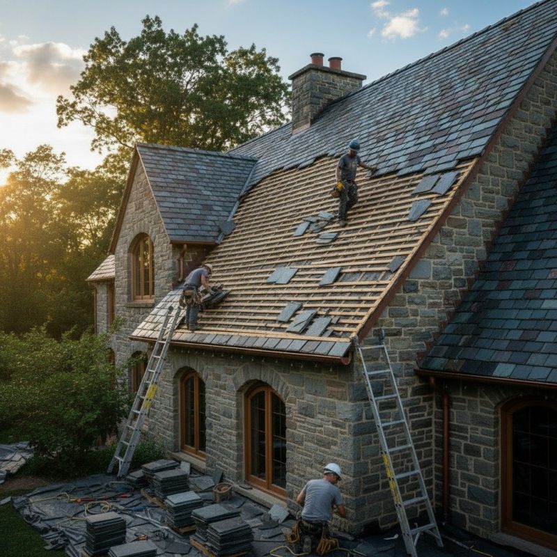 Slate Roof Replacement in Accident, MD