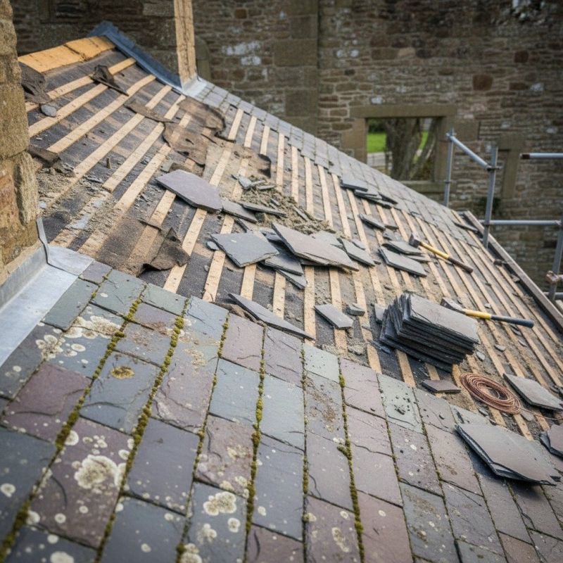 Slate Roof Replacement in Kingwood, WV