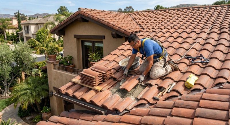Spanish Tile Roof Repair in Garrett County, MD