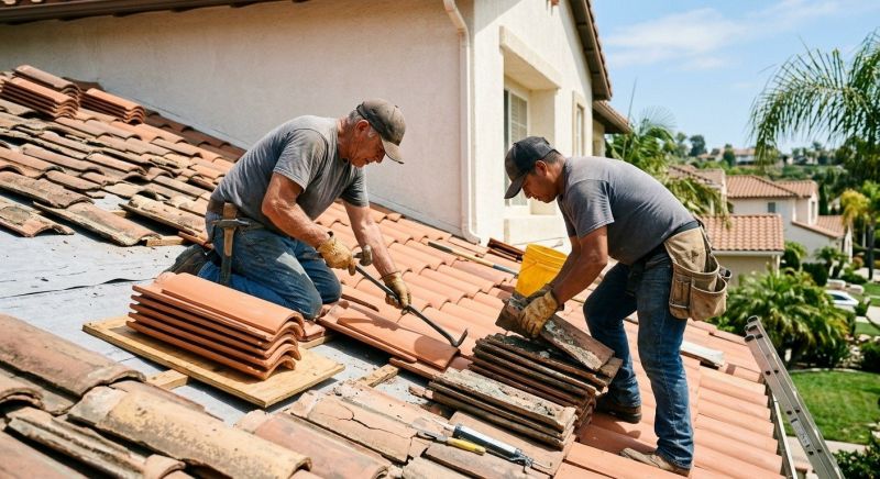 Spanish Tile Roof Repair in Garrett County, MD