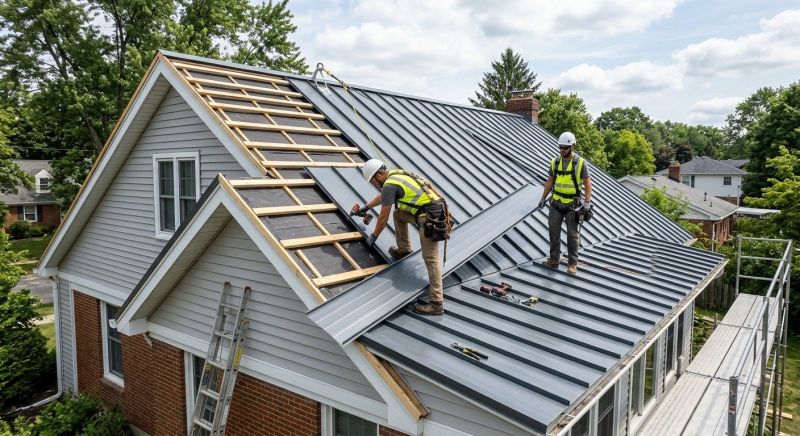 Steel Roof Installation in Garrett County, MD
