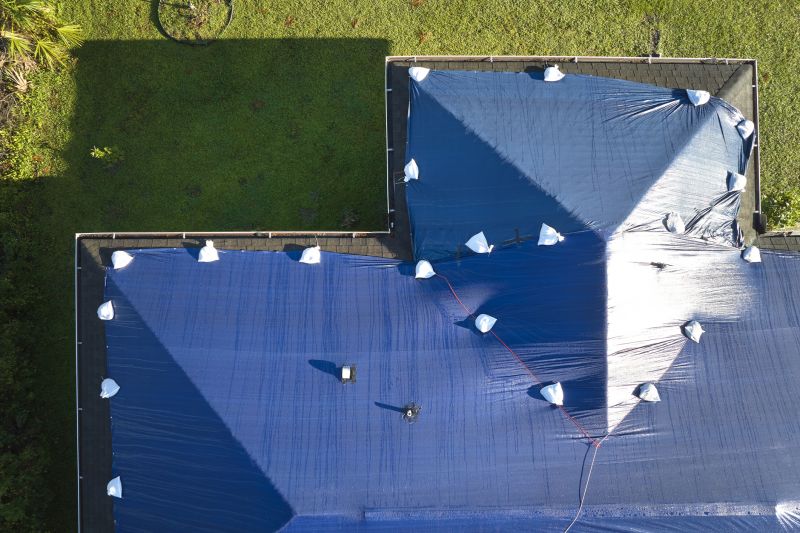 Storm Damage Roof Tarping in Garrett County, MD
