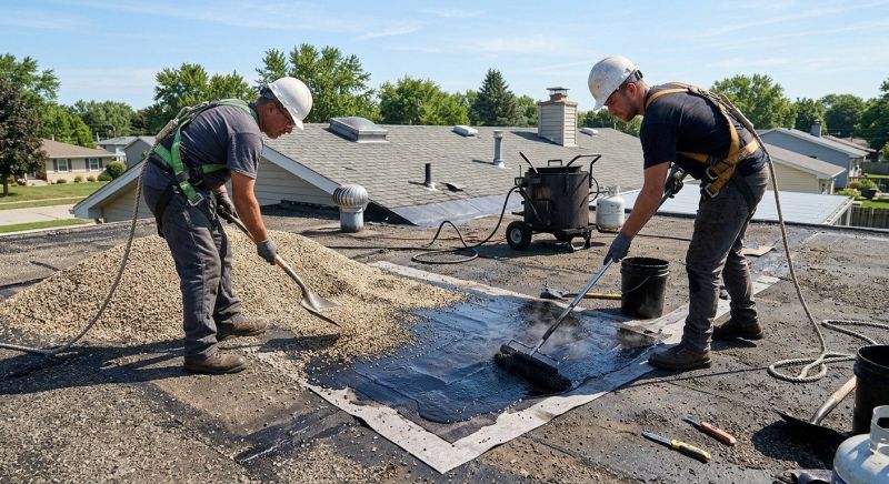 Tar And Gravel Roof Repair in Garrett County, MD