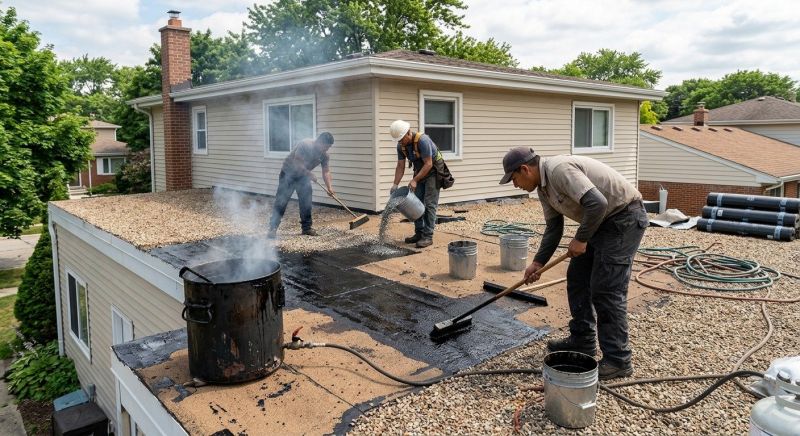 Tar And Gravel Roof Repair in Oakland, MD