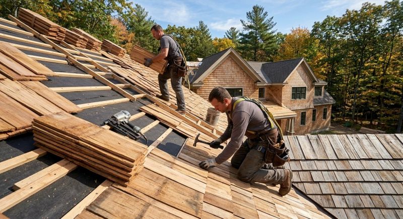 Wood Roofing Installation in Garrett County, MD