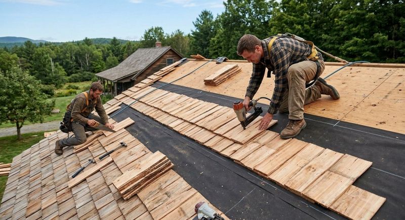 Wood Roofing Installation in Swanton, MD