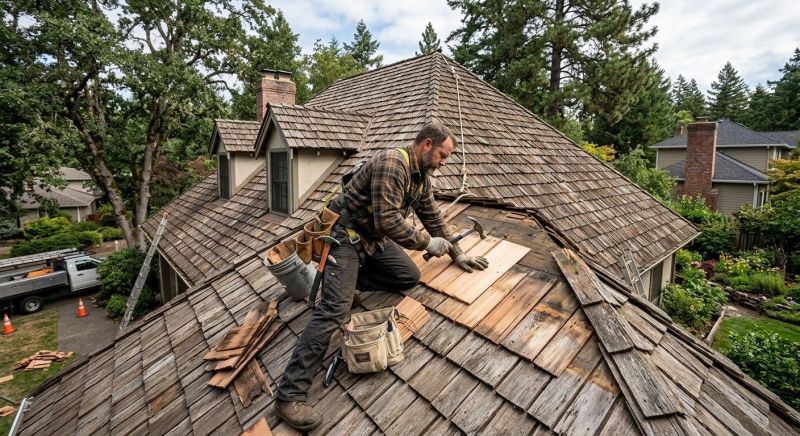 Wood Shake Roof Repair in Swanton, MD