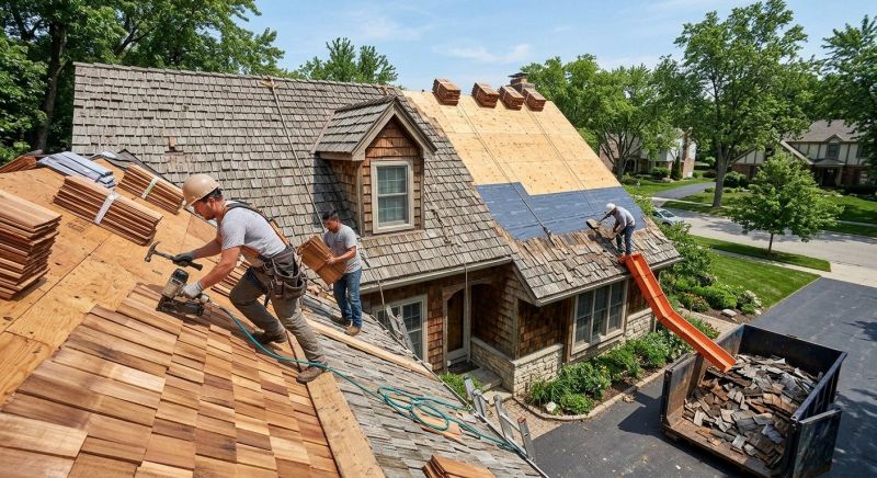 Wood Shake Roof Replacement in Kingwood, WV
