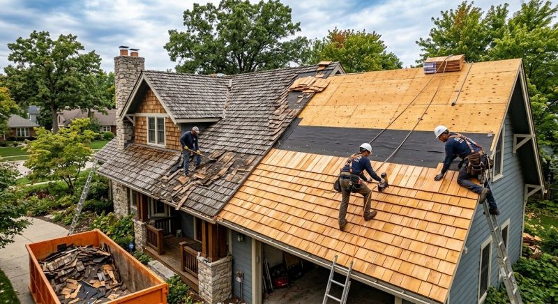 Wood Shake Roof Replacement in Oakland, MD