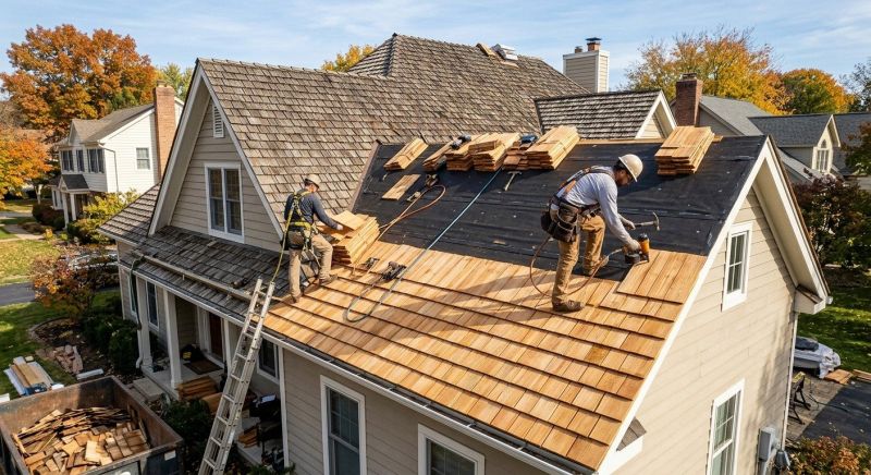 Wood Shingle Roof Replacement in Garrett County, MD